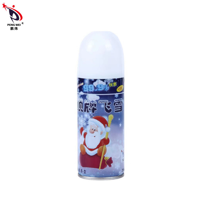 ISO9001 Praktische Santa Artificial Snow Spray Multicolor 50g 80g