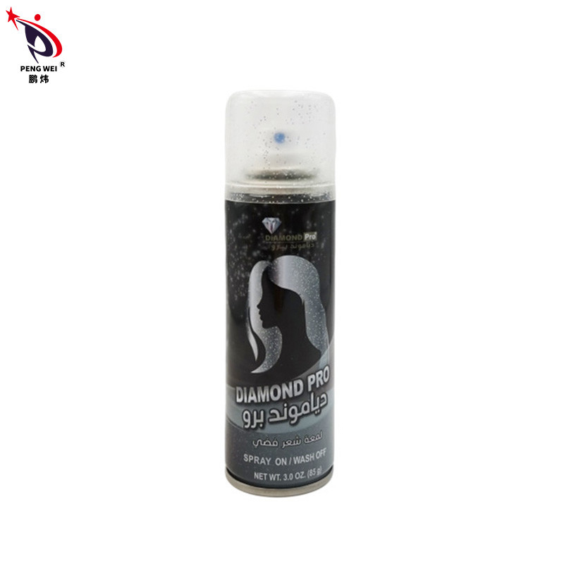 Unisex- Onschadelijke Unicorn Glitter Hair Spray For-Veelkleurige Dansers