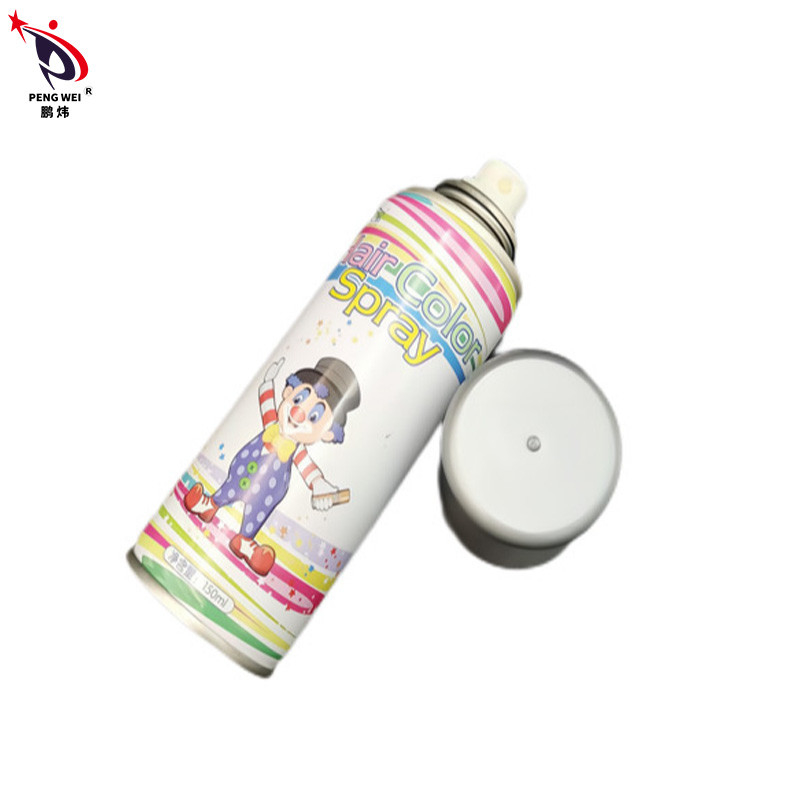 ISO9001 de Kleur van het kleurstofhaar bespuit Praktisch Wasbaar de Kleurenhaarlak van Smudgeproof