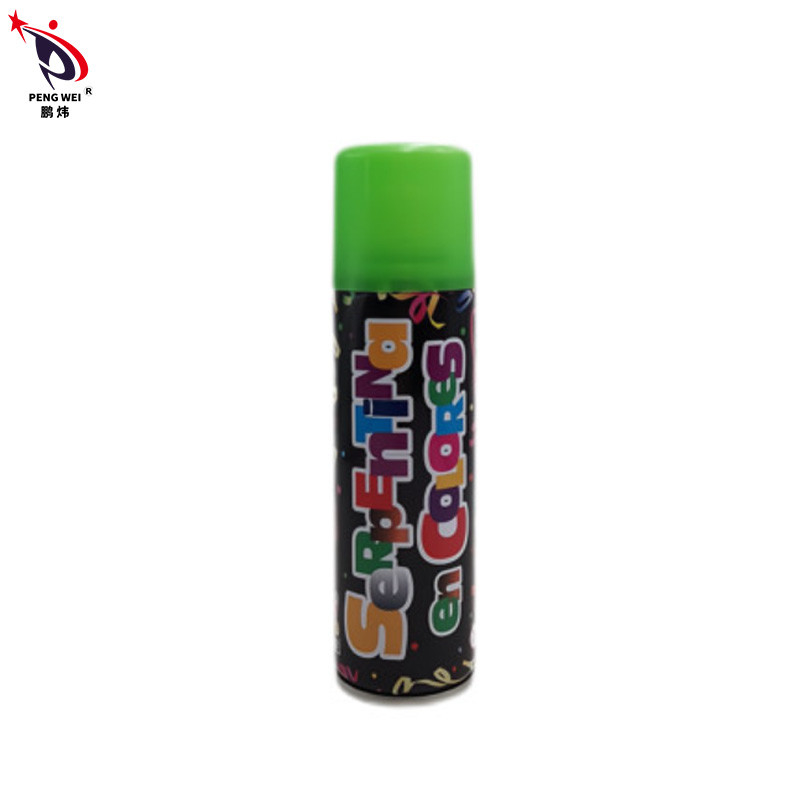 PENGWEI veelkleurige Gekke Koordnevel, Tin Silly String Spray Streamer