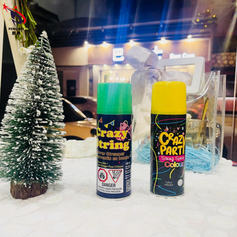 250ml de veelkleurige Nevel van het Verjaardagskoord, de Partijnevel van het Kerstmis Gekke Koord