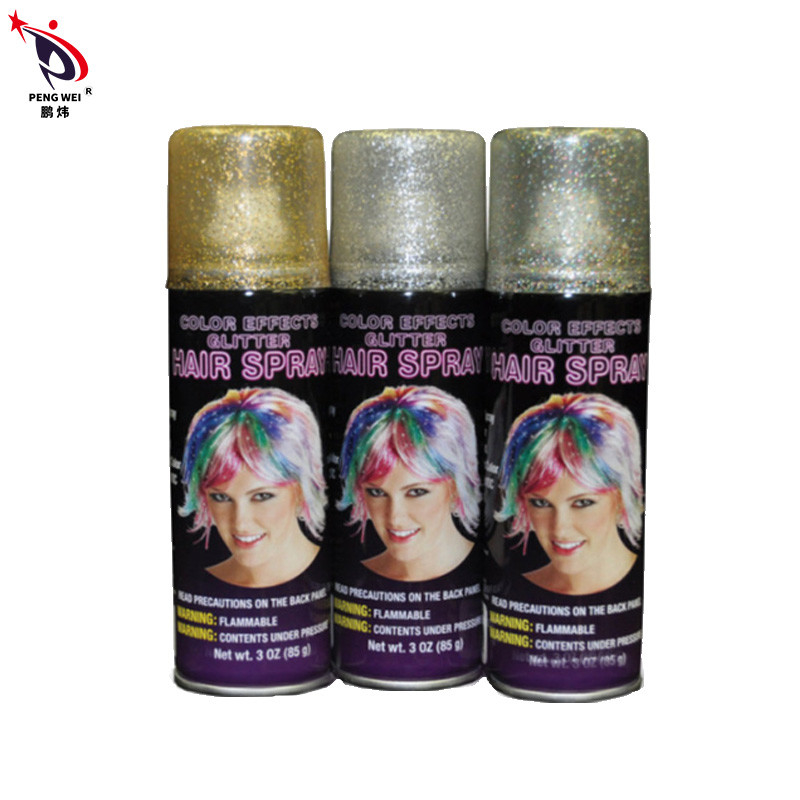 De beschikbare Multikleur Vriendschappelijke Eco van Tin Hair Glitter Spray Odorless