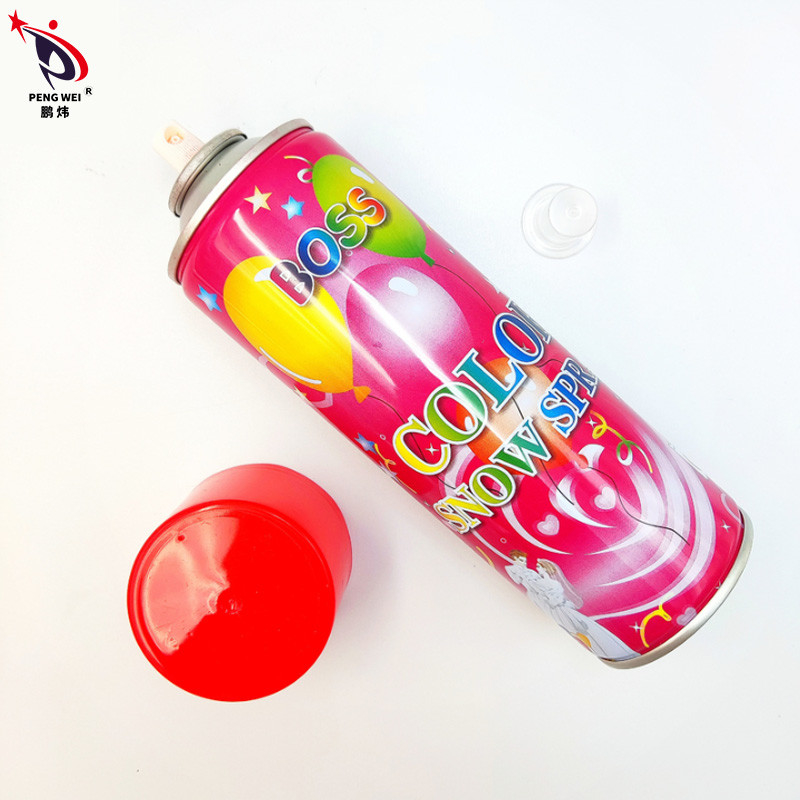 De veelkleurige Nevel Multifunctionele Smudgeproof Chef- Snow Spray van de Kerstmis Valse Sneeuw
