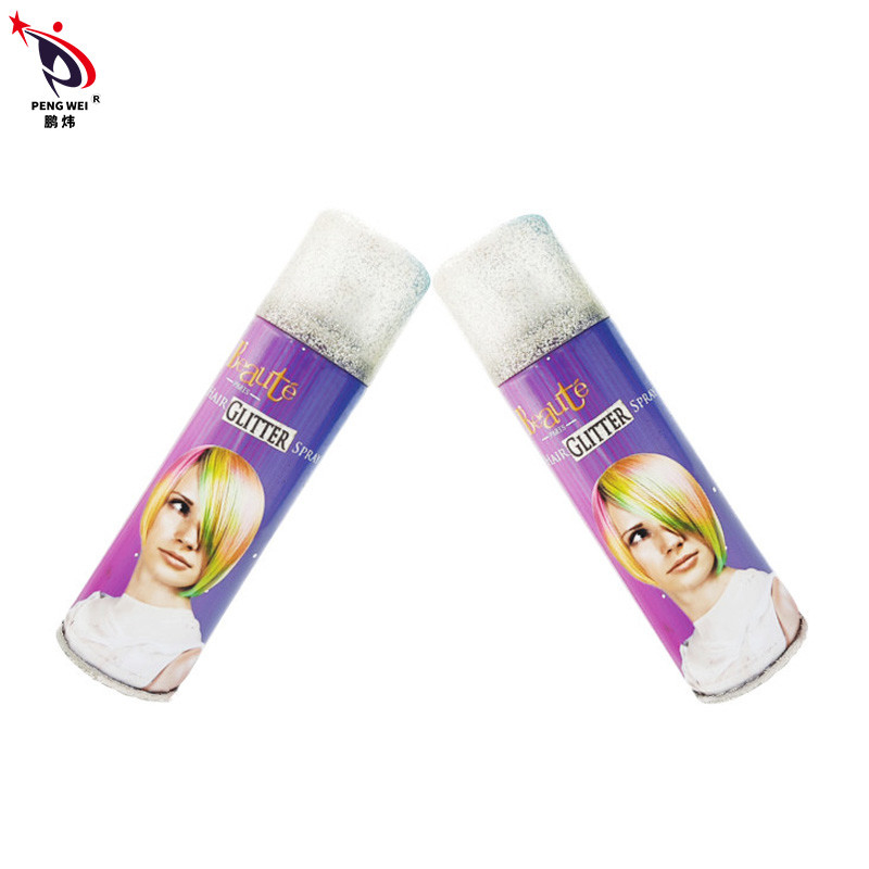 Haar glitter spray blinkende haar spray voor blinkende tijdelijke haarkleur