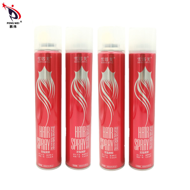 ISO9001 EN71 Hairspray van de 24 uren Sterke Greep glanst Haar het Stileren Holdingsnevel 65*240