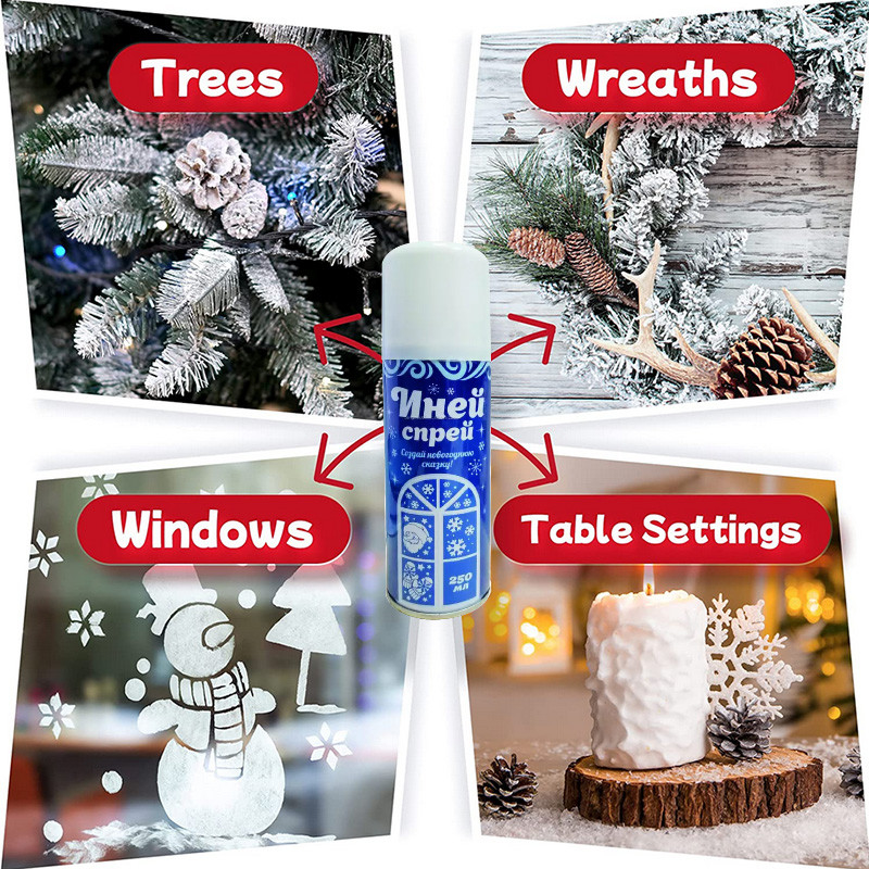 Van de de Sneeuwnevel van de kerstboomsimulatie de Kunstmatige Witte Kleur MSDS