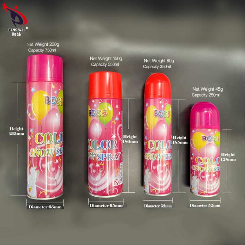 200g kunstmatige van de Kleurenkerstmis van de Sneeuwnevel de Verjaardagspartij Carnaval Chef- Foam Snow Spray