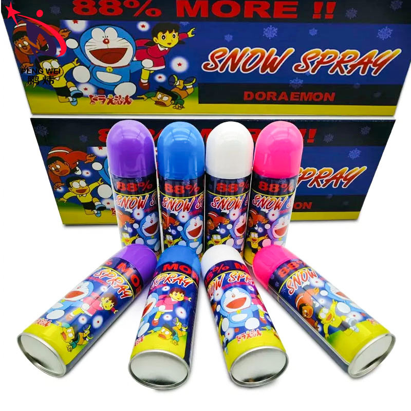 250ml multi van de de Sneeuwnevel van Kleurendoraemon Kunstmatige van het Kerstmishuwelijk de Partijrecreatie