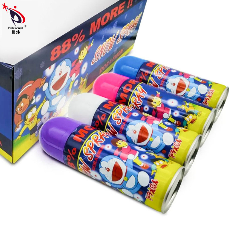 250ml multi van de de Sneeuwnevel van Kleurendoraemon Kunstmatige van het Kerstmishuwelijk de Partijrecreatie