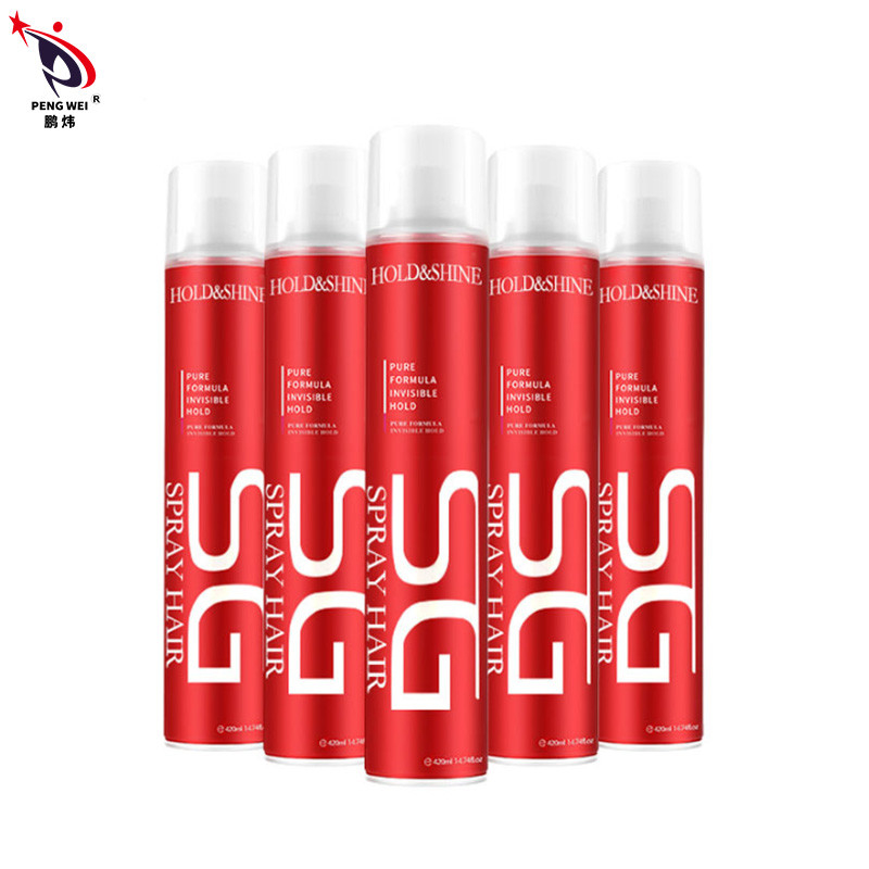 De Geur Hard Haar die van het salon Sneldrogend Haarlak Sterk Greephaarlak 420ml stileren