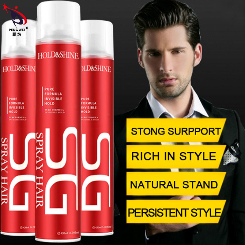 De Geur Hard Haar die van het salon Sneldrogend Haarlak Sterk Greephaarlak 420ml stileren