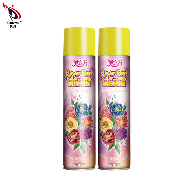 Kleurenbloemist Rose Gold Flower Paint Spray 350ml voor Bloemgift Verpakking