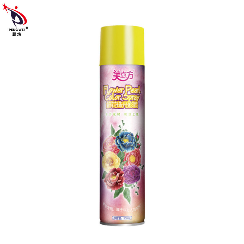 Kleurenbloemist Rose Gold Flower Paint Spray 350ml voor Bloemgift Verpakking