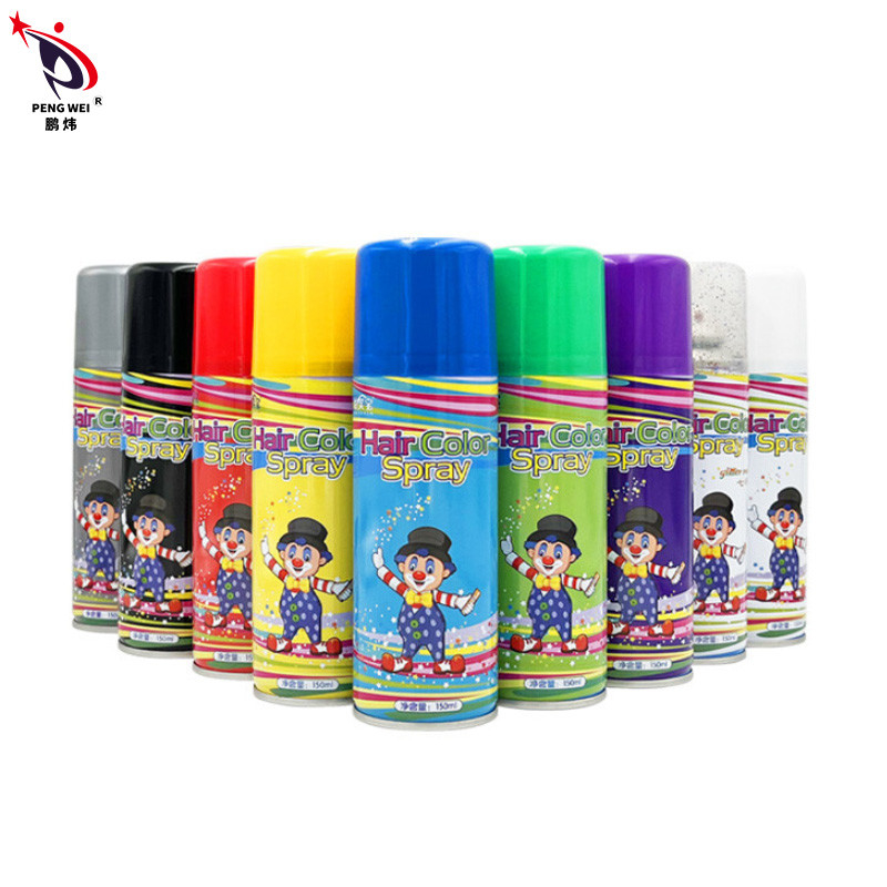250ml het beschikbare Tijdelijke de Nevelshaar van de Haarkleur het Stileren Decor van de Nevel Unisex-Partij
