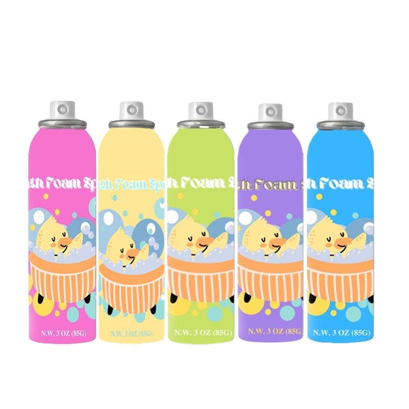 OEM Baby Bubble Foam Spray voor ontspannen kleurpatronen