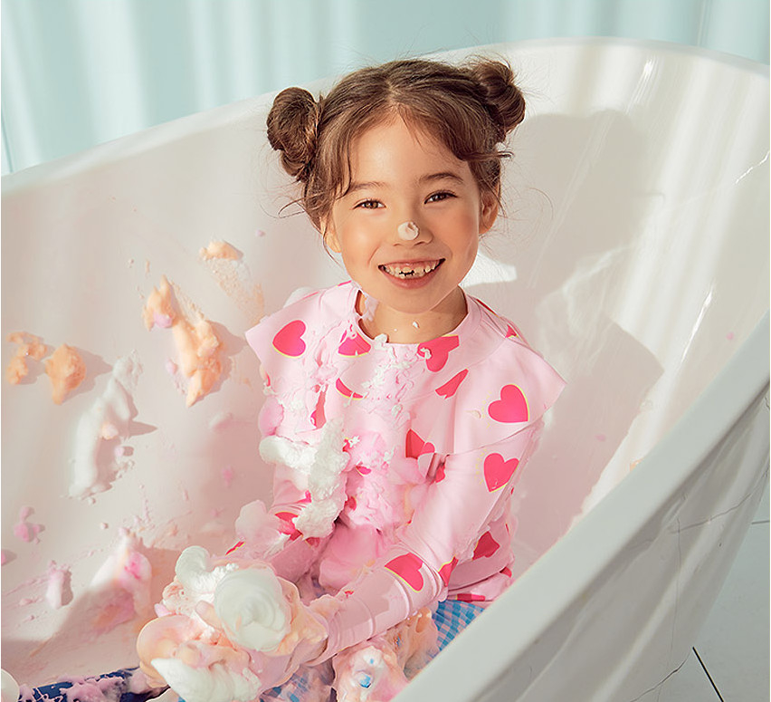 OEM Baby Bubble Foam Spray voor ontspannen kleurpatronen