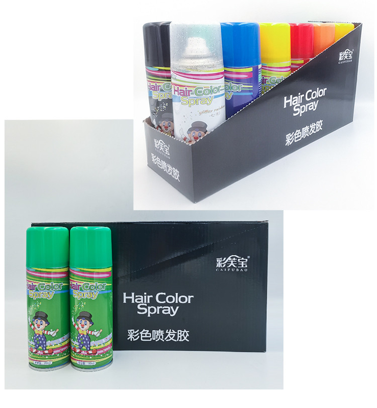 250ml de aangepaste wahsable niet-toxische Nevels van de Haarkleur voor Salonschoonheid