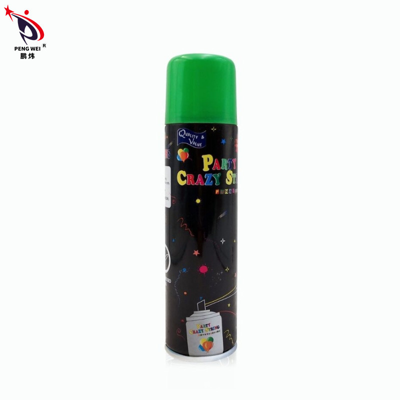 Kleurrijke gekke touw spray feest gekke touw lint voor Thanksgiving festivals