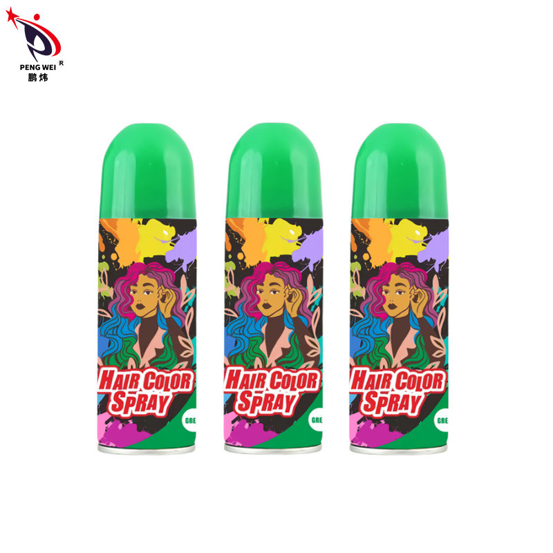 OEM haarkleur sprays 250 ml blik zonder gifstoffen Instant tijdelijk groen