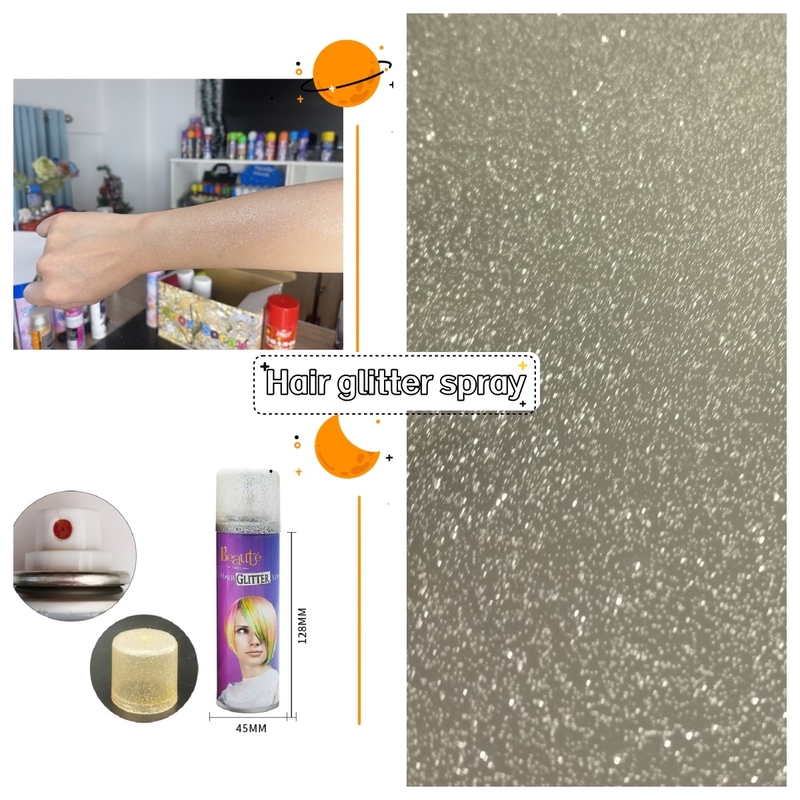 200ml het onschadelijke Haar schittert Niet-toxische Duurzaam van de Nevel Gouden Kleur