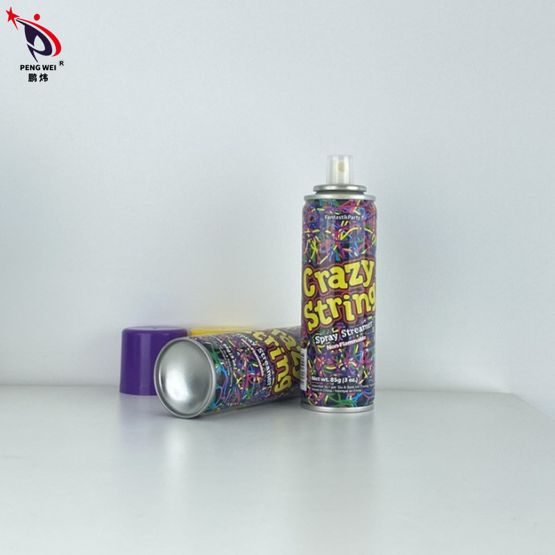 OEM 8+ leeftijdsbereik Goofy String Spray Grappig Kleurrijk Domme String Spray