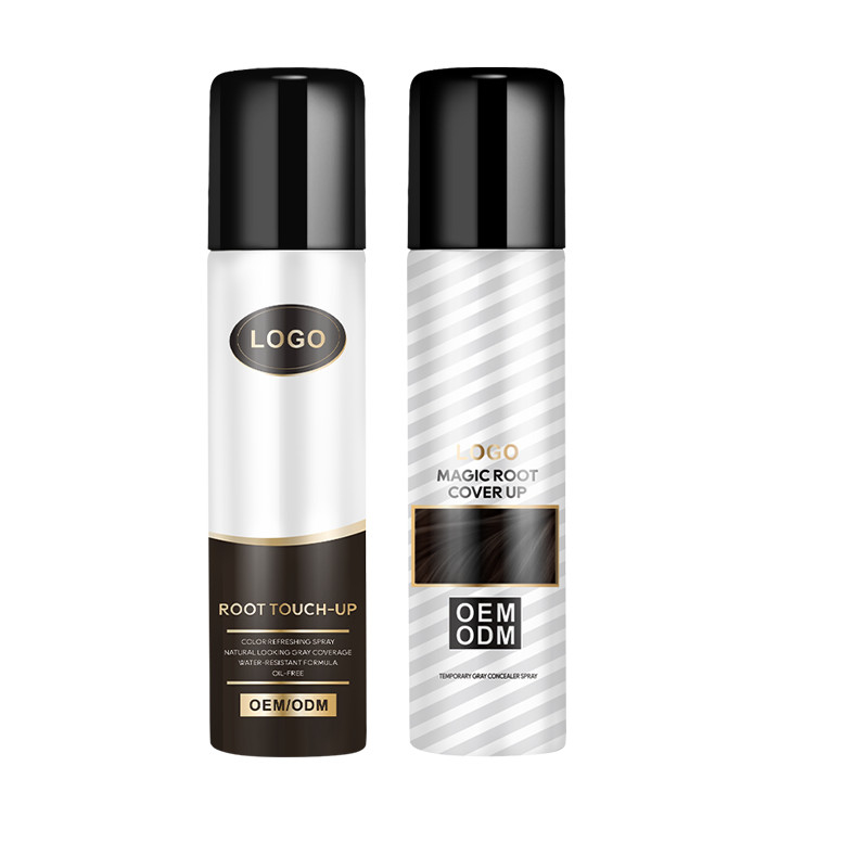OEM haarkleur sprays wortel kleur make-up om grijze wortels te verbergen in de tweede