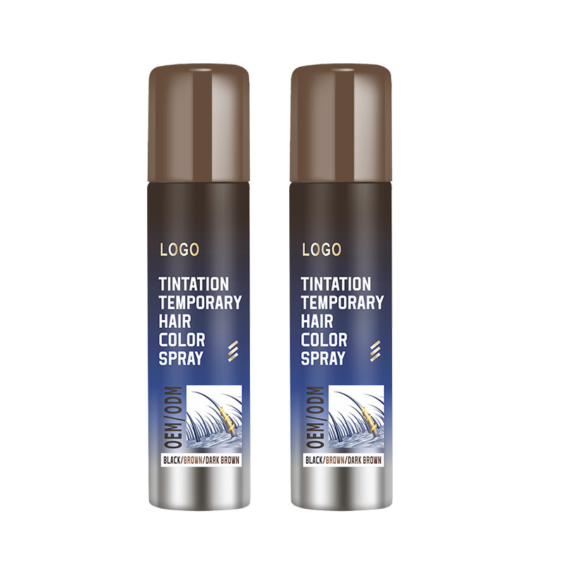 250 ml wasbare haarkleur spray voor kerst 52*128mm blik