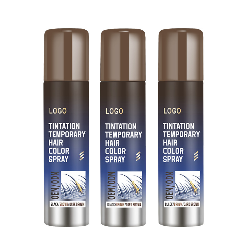 250 ml wasbare haarkleur spray voor kerst 52*128mm blik
