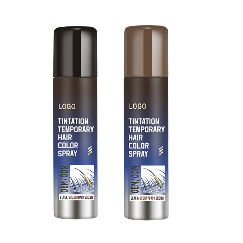 Aanpassen van tijdelijke wortel touch-up spray met niet-kleverige formule snel bedekken haarwortel magische spray