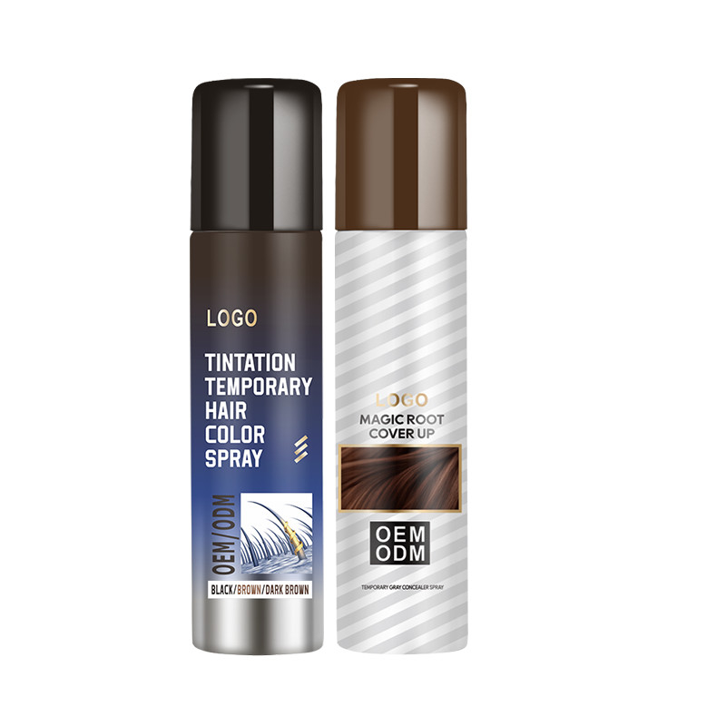 Aanpassen van tijdelijke wortel touch-up spray met niet-kleverige formule snel bedekken haarwortel magische spray
