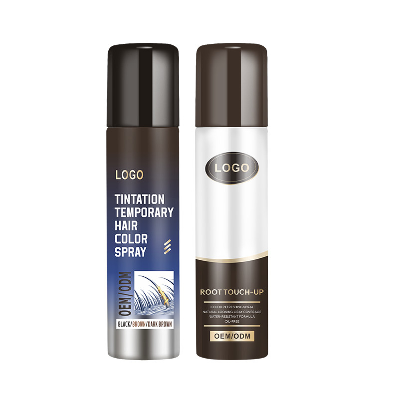 Aanpassen van tijdelijke wortel touch-up spray met niet-kleverige formule snel bedekken haarwortel magische spray