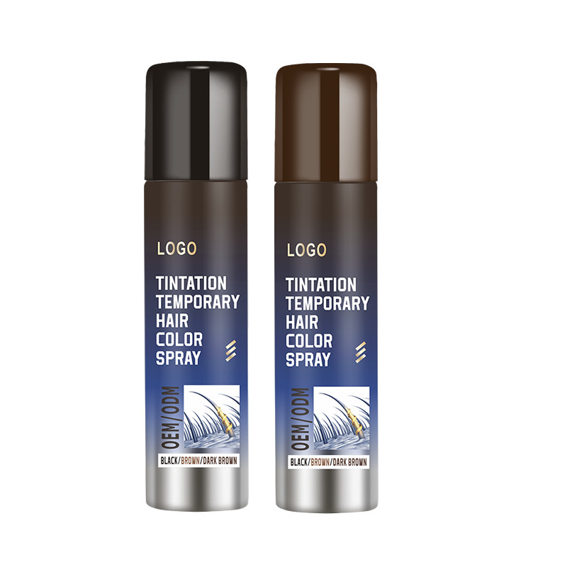 Aanpassen van tijdelijke wortel touch-up spray met niet-kleverige formule snel bedekken haarwortel magische spray