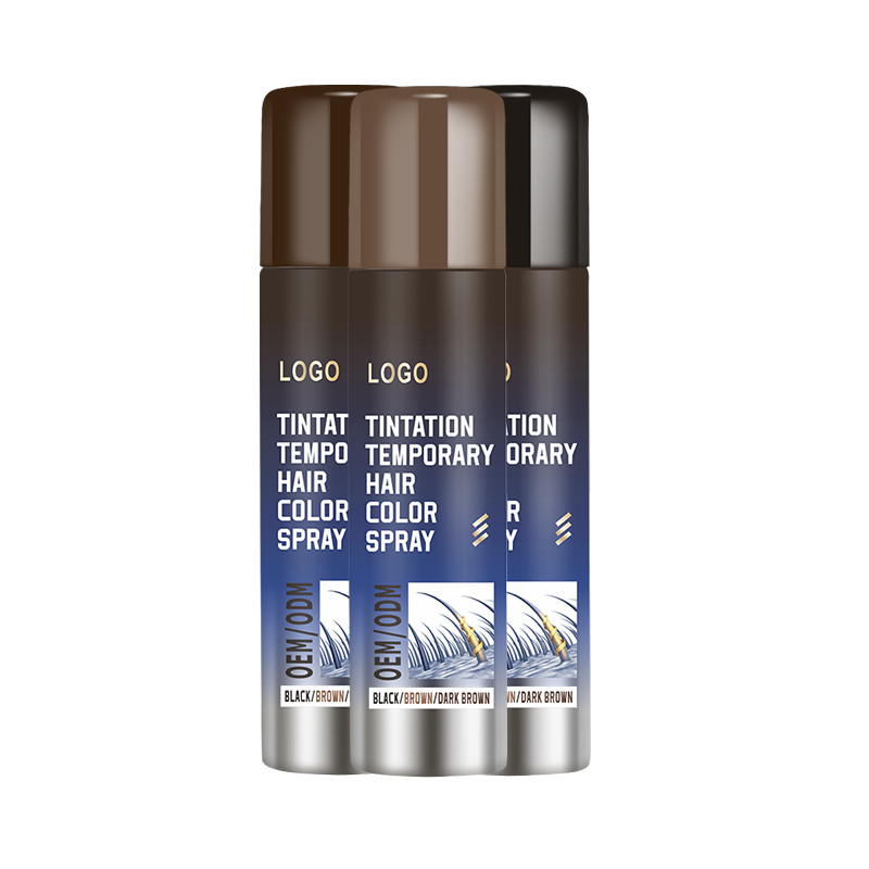Aanpassen van tijdelijke wortel touch-up spray met niet-kleverige formule snel bedekken haarwortel magische spray
