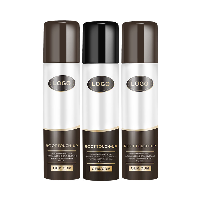Private label haarkleur sprays wortel touch up om grijze wortels te verbergen in de tweede