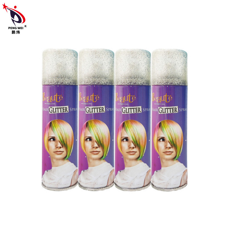 Tijdelijke haarverf spray gloeiende haarspray voor een stijlvolle look
