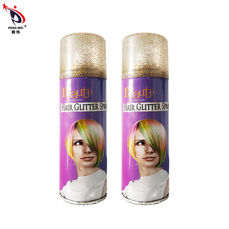 Tijdelijke haarverf spray gloeiende haarspray voor een stijlvolle look