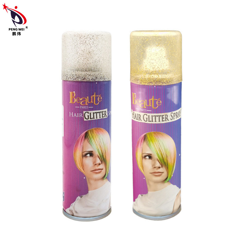 Tijdelijke haarverf spray gloeiende haarspray voor een stijlvolle look