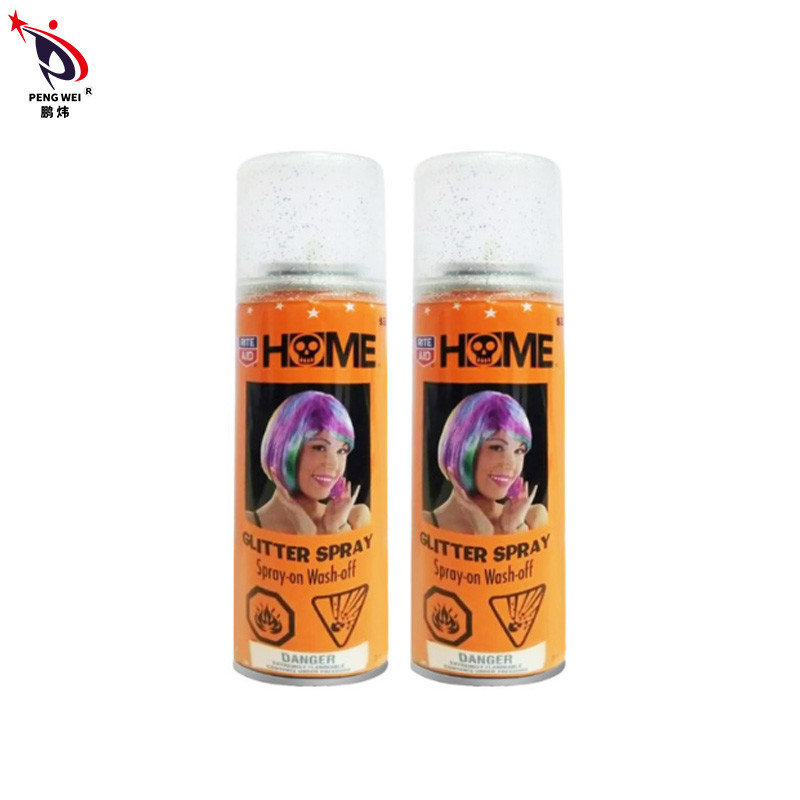 Eco-vriendelijke feestvoorraad Glowing Hair Spray Instant Color Wasbaar voor een stijlvolle look