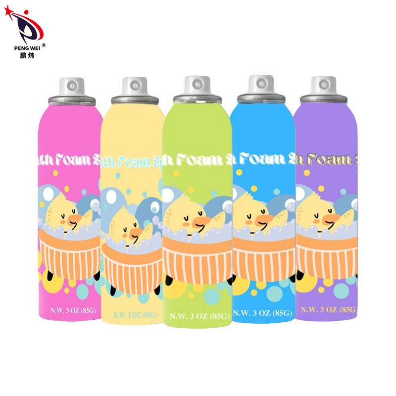 Fruit Fragrance Bath Foam Spray Geen vlekken formule Douche Foam met 3 jaar houdbaarheid