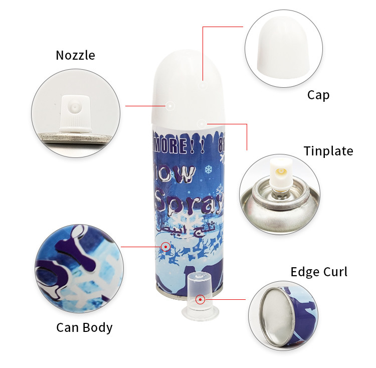 250 ml goede formule schuim sneeuwspray bruiloft feest feest sneeuwspray in blikblikken