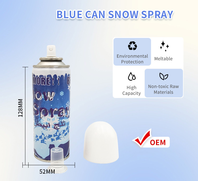 250 ml goede formule schuim sneeuwspray bruiloft feest feest sneeuwspray in blikblikken